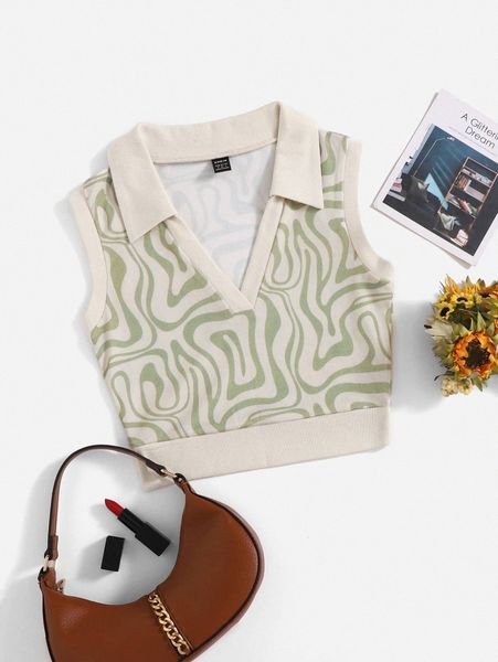 allover print tank crop o4xx#, White
allover print tank crop o4xx#, White