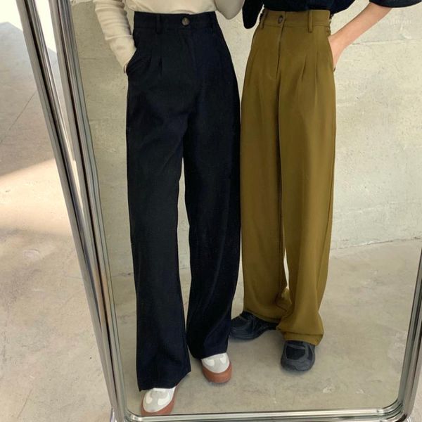 women's pants & capris wavsiyier korean spring wide leg solid plus size autumn loose office high waist 2021 trousers women straight sui, Black;white
women's pants & capris wavsiyier korean spring wide leg solid plus size autumn loose office high waist 2021 trousers women straight sui, Black;white