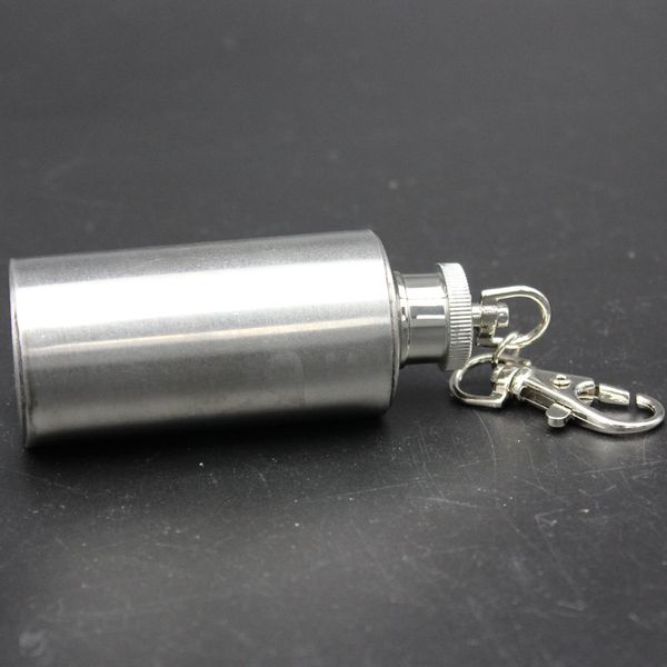 2oz cylinder hip flasks body carry stainless steel wine bottle with key chain wines pot portable 4 7td l1
2oz cylinder hip flasks body carry stainless steel wine bottle with key chain wines pot portable 4 7td l1