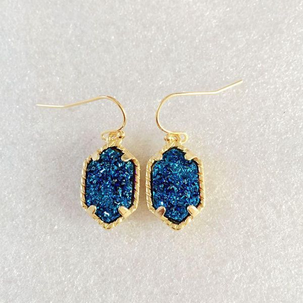20 options drusy hexagon dangle earrings imitation lava stone druzy earings gold color brand jewelry for women1, Silver
20 options drusy hexagon dangle earrings imitation lava stone druzy earings gold color brand jewelry for women1, Silver