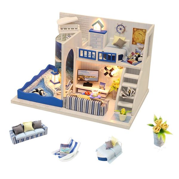 3d dollhouse wooden miniatures diy tiny doll house furniture kit toys for children casette in legno casas en miniatura y200704
3d dollhouse wooden miniatures diy tiny doll house furniture kit toys for children casette in legno casas en miniatura y200704
