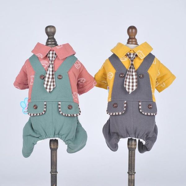 dog apparel boy winter jumpsuit rompers with necktie pet puppy coat jacket warm outfit 5 sizes 2 colours
dog apparel boy winter jumpsuit rompers with necktie pet puppy coat jacket warm outfit 5 sizes 2 colours