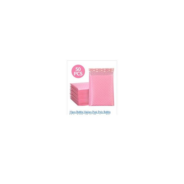 50pcs bubble mailers pink poly bubble mailer self seal padded envelopes gift bags for book magazine lined mailer self seal wmtmxe
50pcs bubble mailers pink poly bubble mailer self seal padded envelopes gift bags for book magazine lined mailer self seal wmtmxe