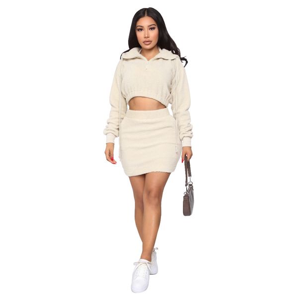 gl6315 european and american womens clothing cross-border nightclub uniforms teddy plush hooded zip pocket warm two-piece suit, White
gl6315 european and american womens clothing cross-border nightclub uniforms teddy plush hooded zip pocket warm two-piece suit, White