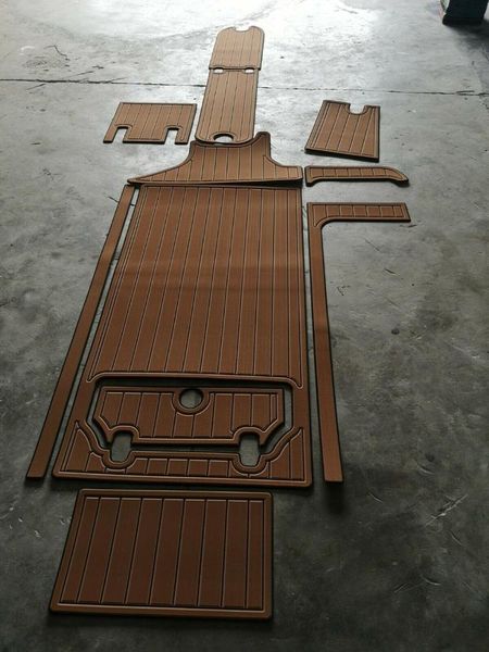 2008-2013 nautique 210 cockpit pads 1/4" 6mm eva teak decking carpet mat