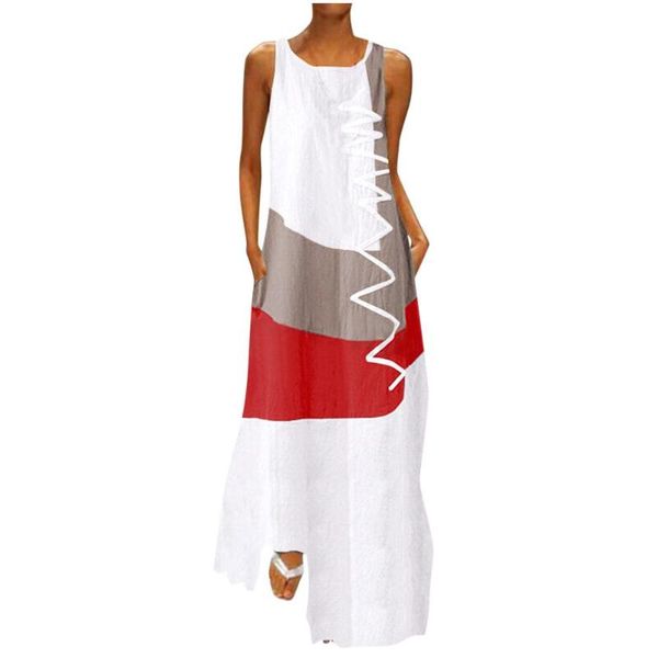 casual dresses women patchwork sundress zanzea 2021 summer maxi dress kaftan sleeveless tunic vestido female 100% cotton robe plus size, Black;gray
casual dresses women patchwork sundress zanzea 2021 summer maxi dress kaftan sleeveless tunic vestido female 100% cotton robe plus size, Black;gray