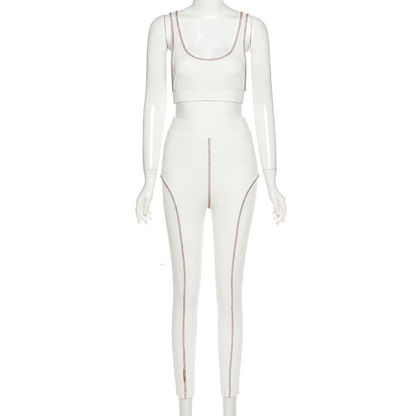 new female 2021 ensembles without sleeves harvesting elastic waistband workout pants set tweaking straining outfit yfgk, Black;white
new female 2021 ensembles without sleeves harvesting elastic waistband workout pants set tweaking straining outfit yfgk, Black;white
