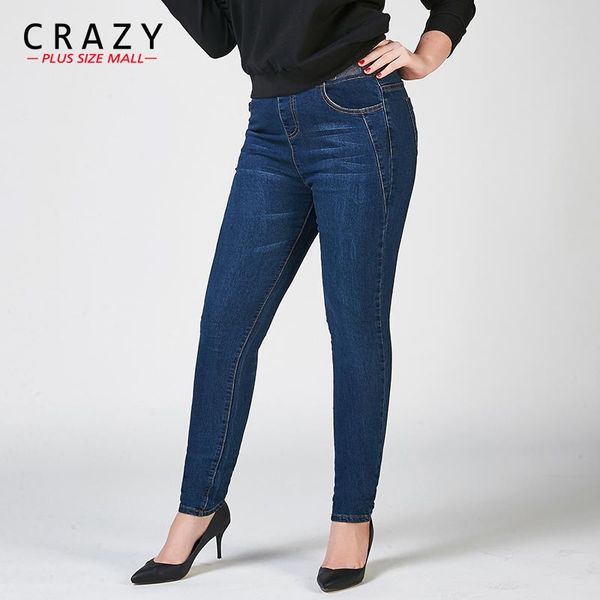 2021 new plus size 26-40 women skinny pencil pants for female autumn high waist elastic skinny denim jeans c9813, Blue
2021 new plus size 26-40 women skinny pencil pants for female autumn high waist elastic skinny denim jeans c9813, Blue