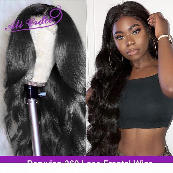 ali grace peruvian body wave 360 lace frontal wigs 250% density pre lucked human hair wigs with baby hair full ends remy hair, Black
ali grace peruvian body wave 360 lace frontal wigs 250% density pre lucked human hair wigs with baby hair full ends remy hair, Black