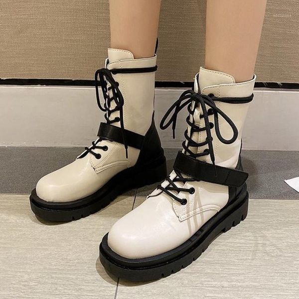 mid-calf boots comfortable shoes elegent lace-up platform boots new autumn all-match british wind pu leather female cross-tied1, Black
mid-calf boots comfortable shoes elegent lace-up platform boots new autumn all-match british wind pu leather female cross-tied1, Black