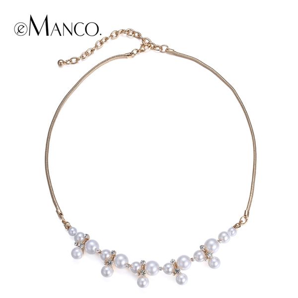 emanco imitation pearl pendant necklace gold snake chain necklace women cute jewelry alloy rhinestone buttons necklace new y200323, Silver
emanco imitation pearl pendant necklace gold snake chain necklace women cute jewelry alloy rhinestone buttons necklace new y200323, Silver