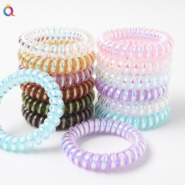 женщины волос резиновые полосы ярко красочные телефонные проволоки упругие моровы полосы волос пони хвосты держатель волос галстук волос гол, Golden;silver
женщины волос резиновые полосы ярко красочные телефонные проволоки упругие моровы полосы волос пони хвосты держатель волос галстук волос гол, Golden;silver