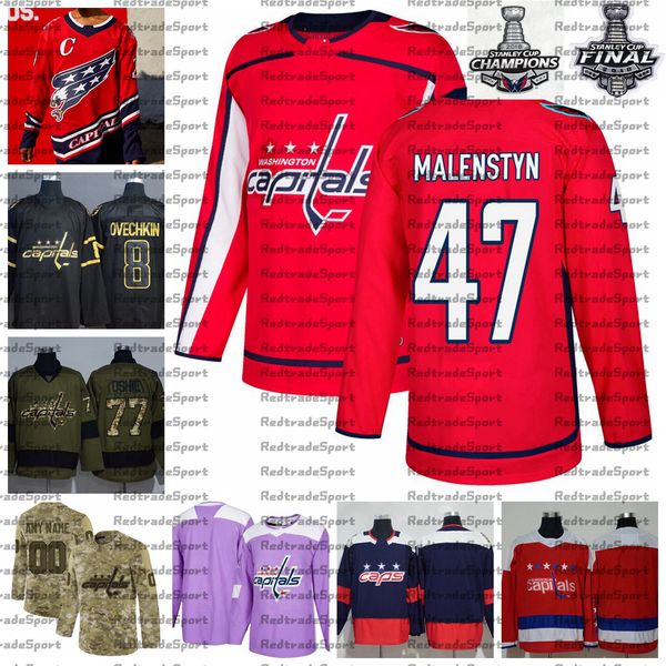 2021 reverse retro custom 47 beck malenstyn washington capitals champions hockey jersey golden edition camo veterans day fights cancer, Black;red
2021 reverse retro custom 47 beck malenstyn washington capitals champions hockey jersey golden edition camo veterans day fights cancer, Black;red