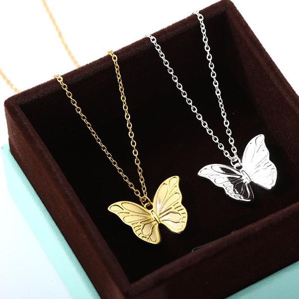chains goth butterfly choker necklace for women gold stainless steel pendant necklaces chain fashion jewelry gift collier bijoux, Silver
chains goth butterfly choker necklace for women gold stainless steel pendant necklaces chain fashion jewelry gift collier bijoux, Silver