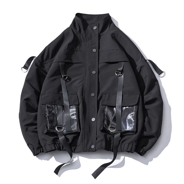 men military jacket coats casual windbreaker ribbons pockets men's overalls bomber hip hop streetwear man outwear kg-1596, Black;brown
men military jacket coats casual windbreaker ribbons pockets men's overalls bomber hip hop streetwear man outwear kg-1596, Black;brown