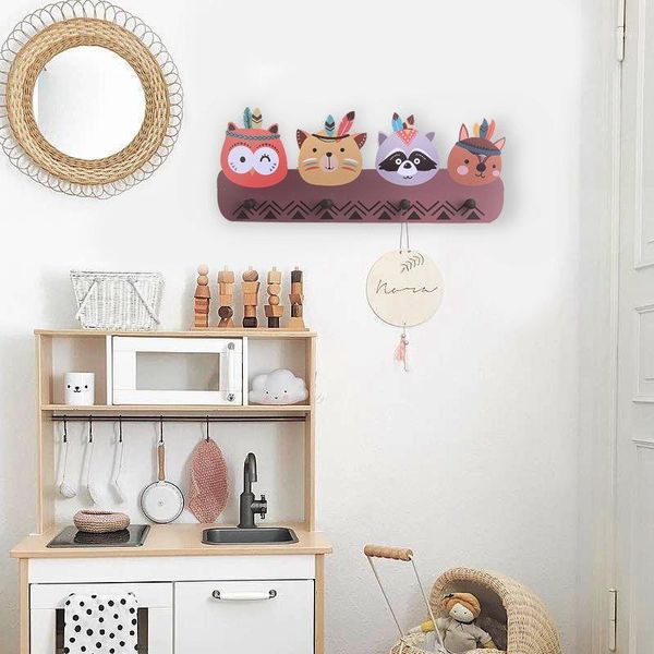 ins lovely cartoon animal wooden hook clothes handbag hanger coat hook cute wall hanging children's room decoration accessories1
ins lovely cartoon animal wooden hook clothes handbag hanger coat hook cute wall hanging children's room decoration accessories1