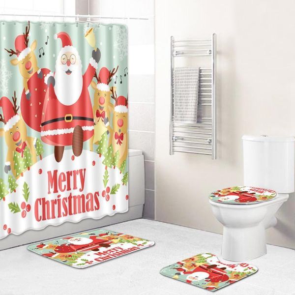 christmas shower curtain durable waterproof shower curtain set merry christmas non-slip bathroom mat rugs bathroom decoration1
christmas shower curtain durable waterproof shower curtain set merry christmas non-slip bathroom mat rugs bathroom decoration1