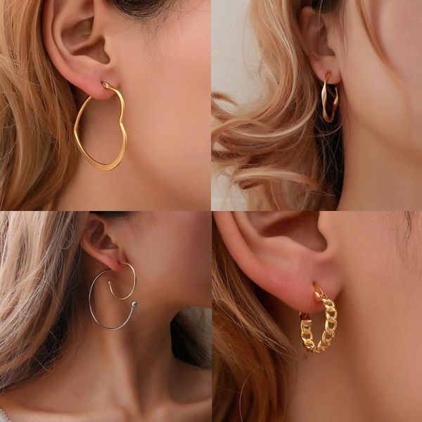 stud 2021 earing oorbellen fashion love heart earrings geometric ear accessories girls ladies modern statement jewelry, Golden;silver
stud 2021 earing oorbellen fashion love heart earrings geometric ear accessories girls ladies modern statement jewelry, Golden;silver