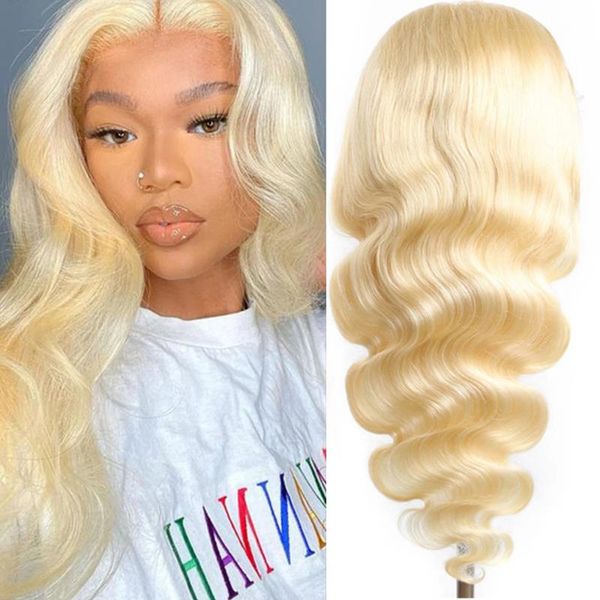 613 blonde brazilian body wave human hair wigs wigs for women 150% remy transparent lace frontal with baby hair, Black;brown
613 blonde brazilian body wave human hair wigs wigs for women 150% remy transparent lace frontal with baby hair, Black;brown