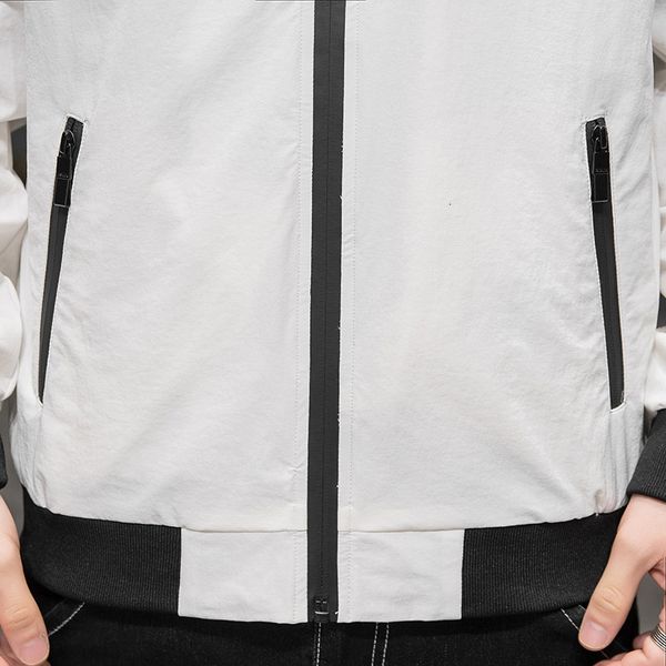 and winter 2020 new casual korean fashion round neck autumn collarless jacket men's, Black;brown
and winter 2020 new casual korean fashion round neck autumn collarless jacket men's, Black;brown