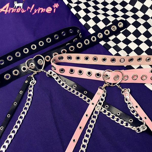 women gothic punk style love chain fashion belt for women girls harajuku pu belt adjustable pink black, Black;brown
women gothic punk style love chain fashion belt for women girls harajuku pu belt adjustable pink black, Black;brown