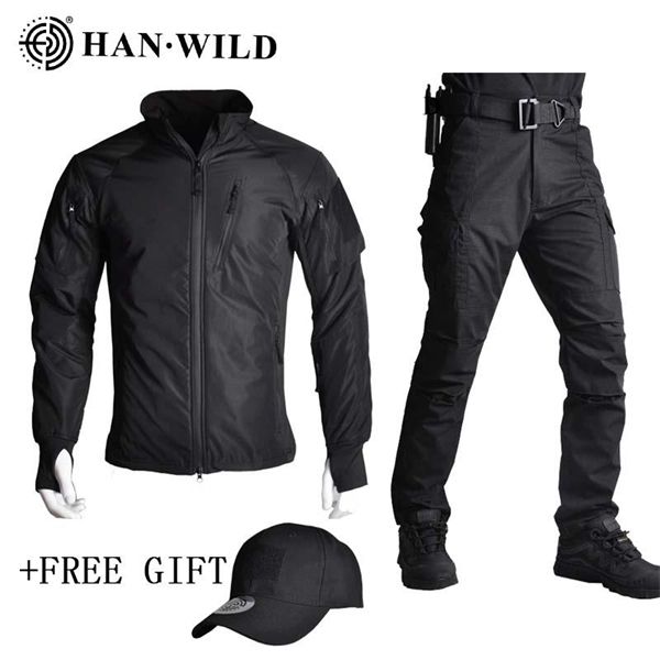han wild men military tactical suit jacket/pants warm windbreaker bomber jacket hiking camouflage hooded army chaqueta hombre q1208, Black;brown
han wild men military tactical suit jacket/pants warm windbreaker bomber jacket hiking camouflage hooded army chaqueta hombre q1208, Black;brown