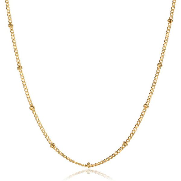 womens 1.5mm satellite necklace dainty gold color stainless steel choker link chain for women wedding jewelry gifts ldn206a, Silver
womens 1.5mm satellite necklace dainty gold color stainless steel choker link chain for women wedding jewelry gifts ldn206a, Silver