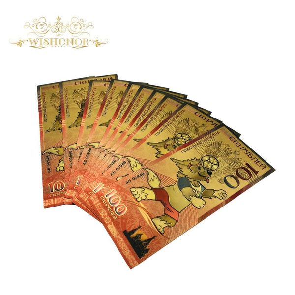 10 шт. лот горячие продажи на 2018 год россия вольф банкноты 100 рублевых банкнот в 24k gold fake paper деньги для подарка wmtjly 
10 шт. лот горячие продажи на 2018 год россия вольф банкноты 100 рублевых банкнот в 24k gold fake paper деньги для подарка wmtjly