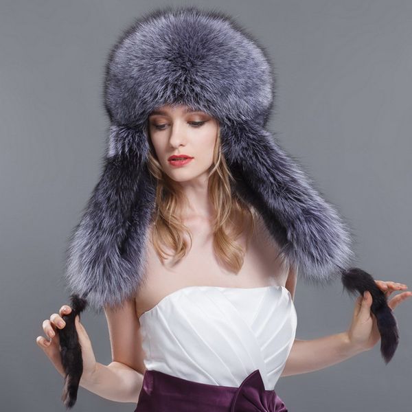 2020 female winter strawhat fox leather raccoon ear protector women's cap feng warm outdoor hatfashion hat, Blue;gray
2020 female winter strawhat fox leather raccoon ear protector women's cap feng warm outdoor hatfashion hat, Blue;gray