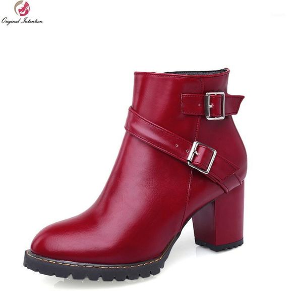 boots original intention elegant women ankle round toe square heels black red yellow beautiful shoes woman us size 4-10.51
boots original intention elegant women ankle round toe square heels black red yellow beautiful shoes woman us size 4-10.51