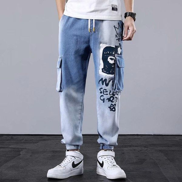 men's pants cargo streetwear joggers men trousers harem casual clothing hip hop elastic waist pant, Black
men's pants cargo streetwear joggers men trousers harem casual clothing hip hop elastic waist pant, Black