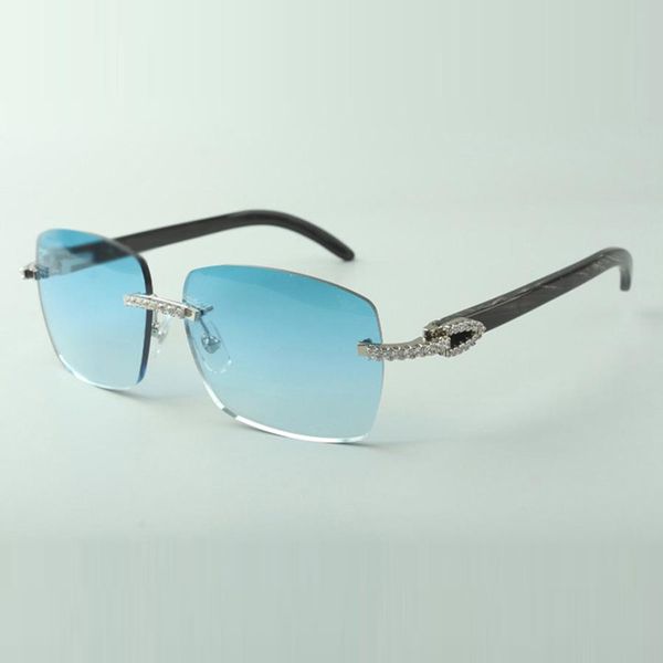 exquisite classic medium diamond sunglasses 3524025, natural black textured buffalo horn temples glasses, size: 18-140 mm, White;black 
exquisite classic medium diamond sunglasses 3524025, natural black textured buffalo horn temples glasses, size: 18-140 mm, White;black