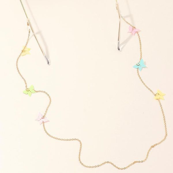 2020 chic candy colored sequined butterfly eyeglasses chain retro simple gold color metal chain nonskid chain sunglasses strap h bbywim
2020 chic candy colored sequined butterfly eyeglasses chain retro simple gold color metal chain nonskid chain sunglasses strap h bbywim