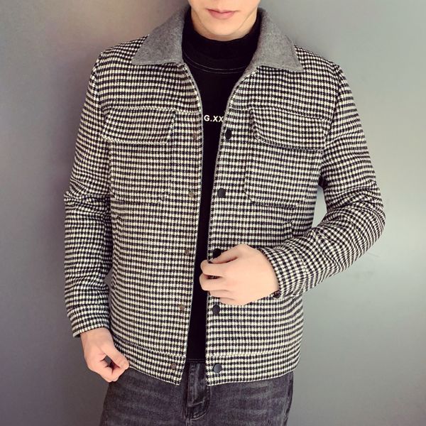 2021 new autumn winter overcoat woolen gray coffee plaid smart casual mens wool coat england middle long coats jackets slim fit male zkxr, Black
2021 new autumn winter overcoat woolen gray coffee plaid smart casual mens wool coat england middle long coats jackets slim fit male zkxr, Black