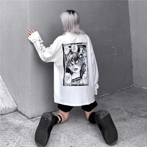 cartoon horror graphic women gothic print oversized rockulzzang punk t shirt t-shirt harajuku tshirt streetwear korean tee, White
cartoon horror graphic women gothic print oversized rockulzzang punk t shirt t-shirt harajuku tshirt streetwear korean tee, White