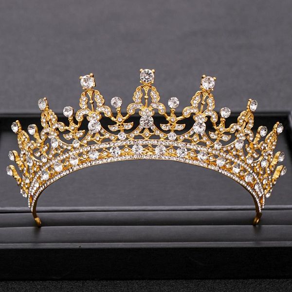 vintage bridal crown headdress golden crown wedding hair accessories baroque rhinestone party crystal bridal wedding, Golden;silver
vintage bridal crown headdress golden crown wedding hair accessories baroque rhinestone party crystal bridal wedding, Golden;silver