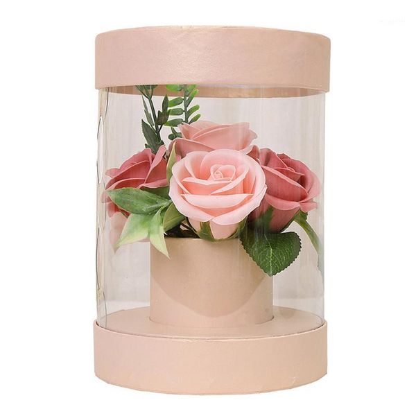 decorative flowers & wreaths rose soap flower clear pvc round box bouquet pollen allergy gift artificial home office decor #lr31
decorative flowers & wreaths rose soap flower clear pvc round box bouquet pollen allergy gift artificial home office decor #lr31