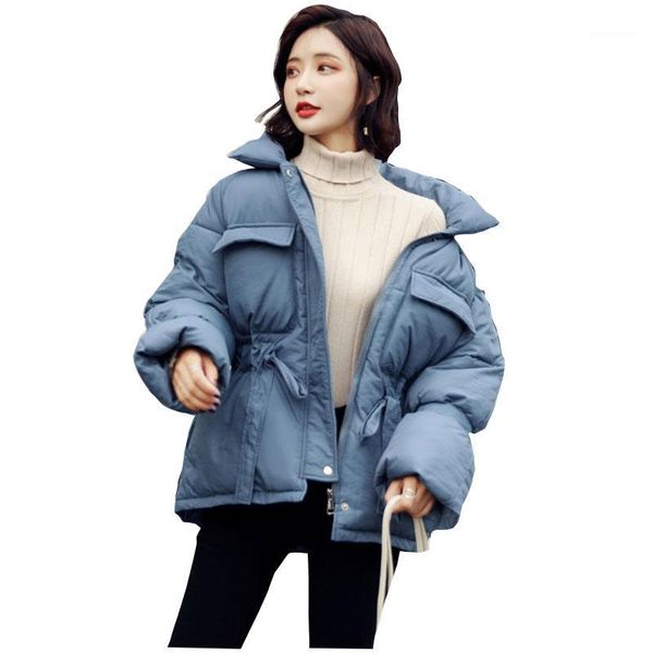 women oversize stand collar winter down coat jacket thick warm cotton padded wadded parkas big pocket wind breaker sleeves1, Black
women oversize stand collar winter down coat jacket thick warm cotton padded wadded parkas big pocket wind breaker sleeves1, Black
