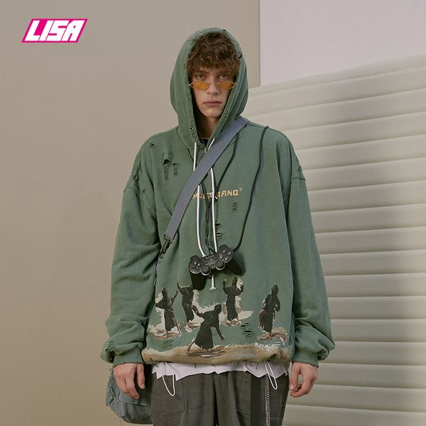 lisa national fashion mult puppet game printed hoodie for men and women pure cotton plush loose pullover hoodies
lisa national fashion mult puppet game printed hoodie for men and women pure cotton plush loose pullover hoodies