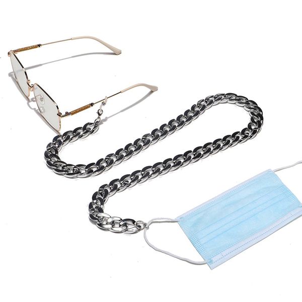 2021 acrylic plastic silver color punk mask chain landyard fashion eyeglass chain sunglasses holder h jllzxa
2021 acrylic plastic silver color punk mask chain landyard fashion eyeglass chain sunglasses holder h jllzxa