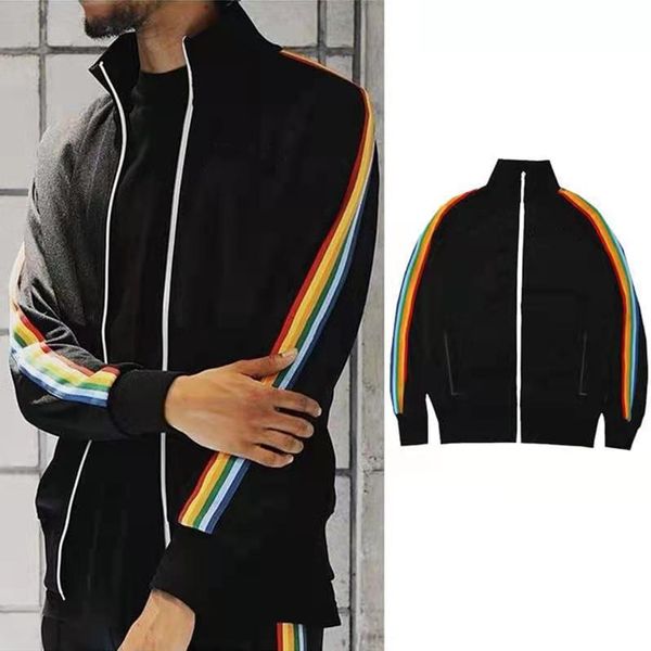men's designer brand fashion personality loose sportswear women's rainbow edge striped jacket casual sports sweater m-xxl, Black;brown
men's designer brand fashion personality loose sportswear women's rainbow edge striped jacket casual sports sweater m-xxl, Black;brown
