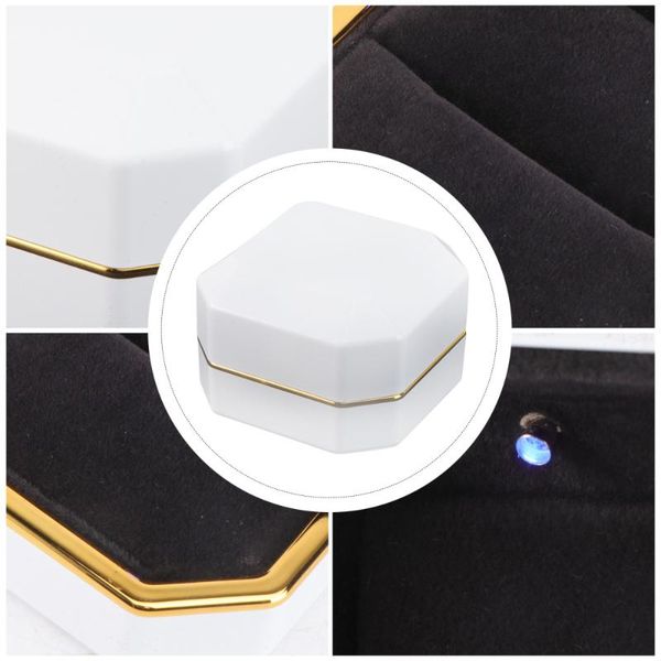 1pc creative proposal finger ring box led lighted jewelry box wedding supply, Pink;blue
1pc creative proposal finger ring box led lighted jewelry box wedding supply, Pink;blue