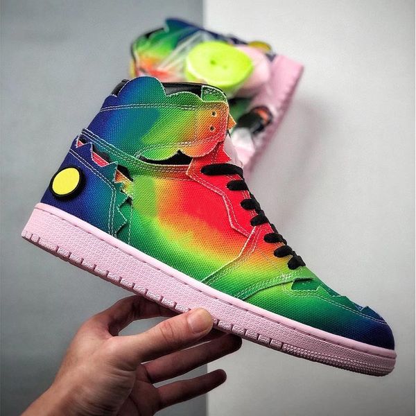 with og box j balvin 1s high mens basketball shoes jumpman 1 colores y vibras tie dye multi color rainbow mens trainers sports sneaker
with og box j balvin 1s high mens basketball shoes jumpman 1 colores y vibras tie dye multi color rainbow mens trainers sports sneaker