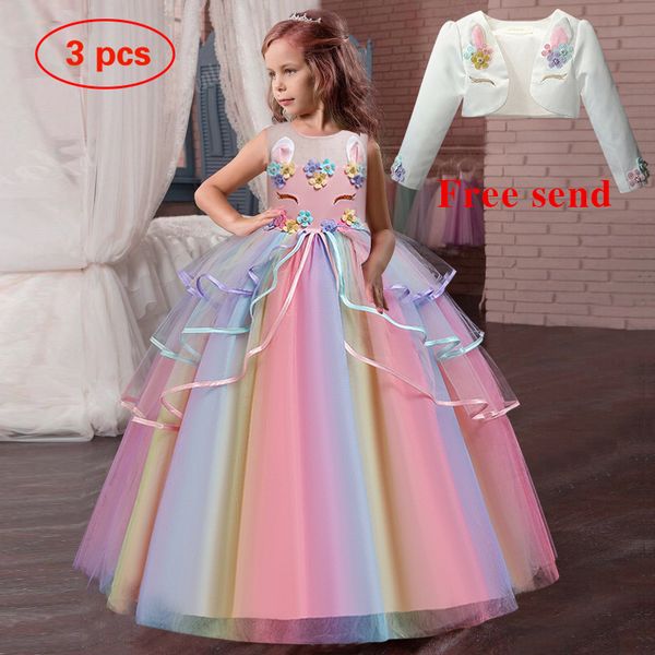 teen rainbow unicorn christmas dress girl cosplay kids dresses for girls party dress children easter dress up costume 6 10 14 y, Red;yellow
teen rainbow unicorn christmas dress girl cosplay kids dresses for girls party dress children easter dress up costume 6 10 14 y, Red;yellow