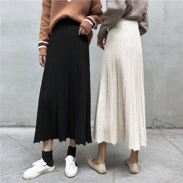 2021 new 2-color autumn mesh female elastic waist long skirt plissada midi women's skirts (xh4241) elxe, Black
2021 new 2-color autumn mesh female elastic waist long skirt plissada midi women's skirts (xh4241) elxe, Black