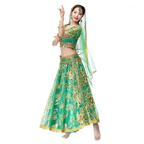 women belly dance wear outfits organza embroidered coins bollywood costume 4pcs set (belt+skirt+veil)1 stage, Black;red
women belly dance wear outfits organza embroidered coins bollywood costume 4pcs set (belt+skirt+veil)1 stage, Black;red