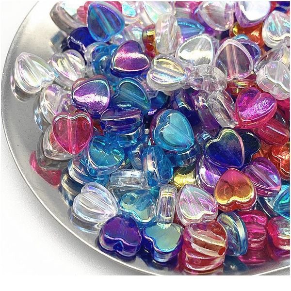 new 100pcs 8mm transparent ab charms heart shape acrylic beads loose spacer beads for jewelry makeing diy handmade qylwqh, Crystal
new 100pcs 8mm transparent ab charms heart shape acrylic beads loose spacer beads for jewelry makeing diy handmade qylwqh, Crystal