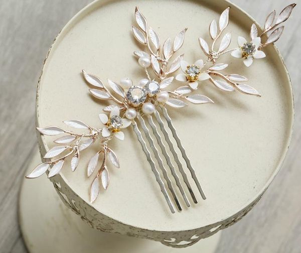 rosebridalpark fashion flower zircon wedding hair combs pins gold freshwater pearl crystal leaf headbands hairpins accessories1, Golden;silver
rosebridalpark fashion flower zircon wedding hair combs pins gold freshwater pearl crystal leaf headbands hairpins accessories1, Golden;silver