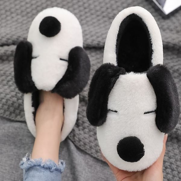 winter slippers women short velvet fur slippers non slip warm indoor slippers lovely dog couple female shoes y201026, Black
winter slippers women short velvet fur slippers non slip warm indoor slippers lovely dog couple female shoes y201026, Black