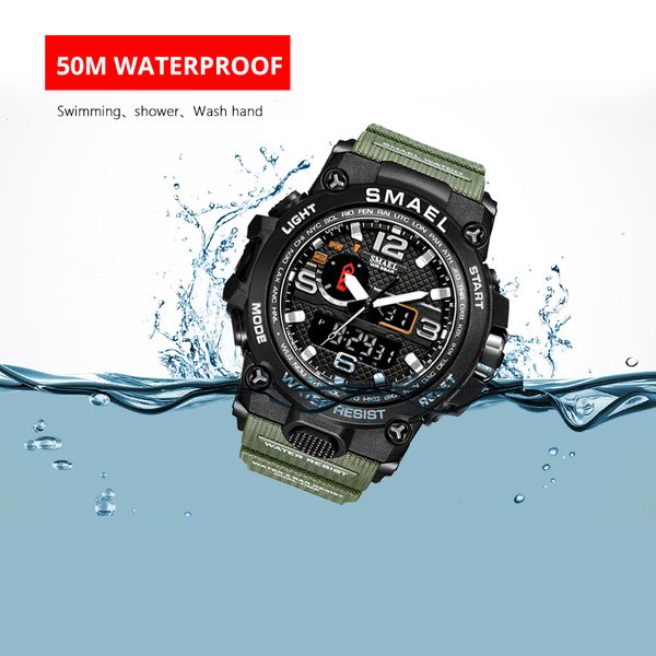 men military watch 50m waterproof wristwatch led quartz clock sport watch male relogios masculino sport watch men s shock, Slivery;brown
men military watch 50m waterproof wristwatch led quartz clock sport watch male relogios masculino sport watch men s shock, Slivery;brown